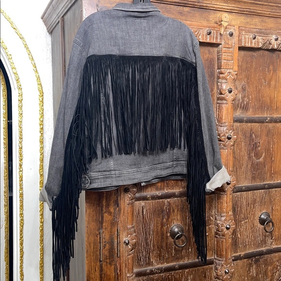 Judy Blue Fringe Western Jacket Size 2XL - Picture 9 of 9
